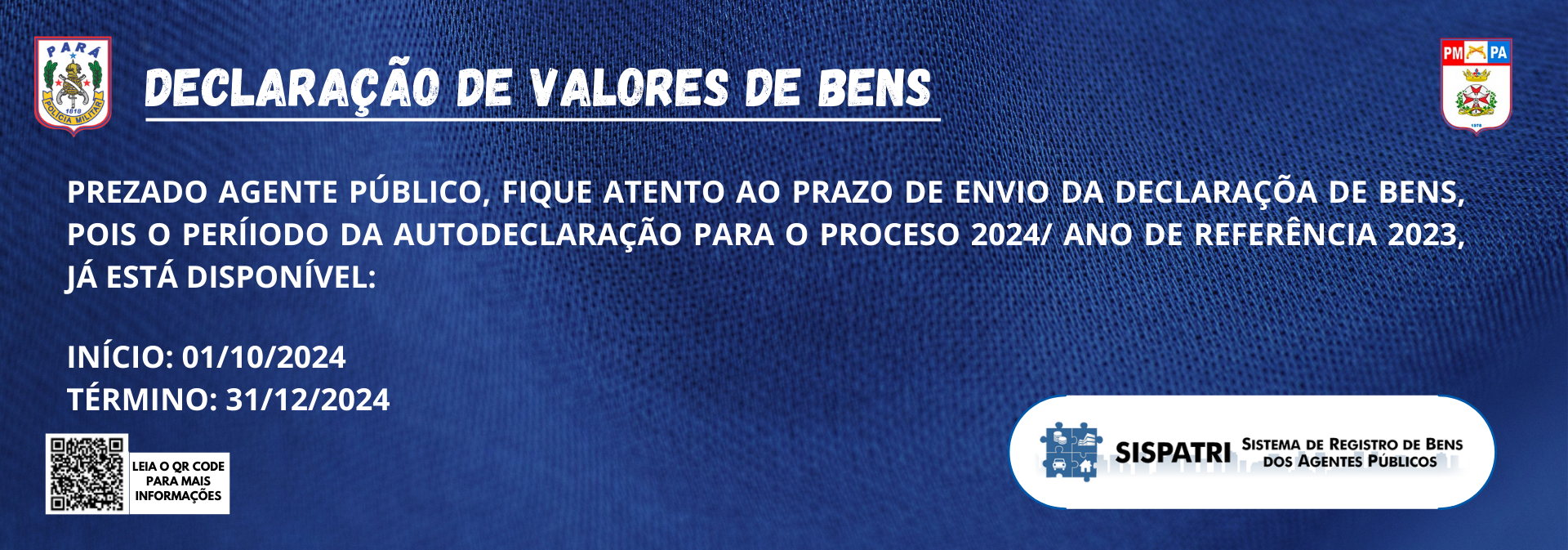 DECLARAÇÃO DE VALORES DE BENS